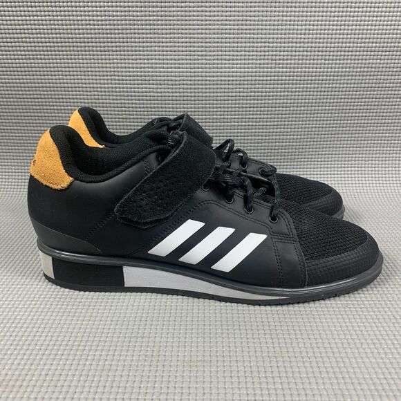 Adidas Power Perfect 3 Men’s 11 Weightlifting Shoes Trainers Sports Black FU8154